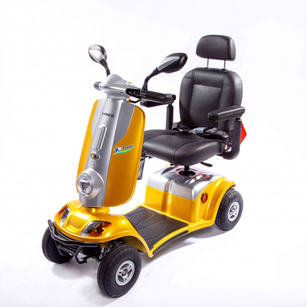 KYMCO Elektro 4-Rad-Scooter POEL ForU Gelb 12 km/h